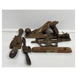 Hand Plane(2) Saw Gauge, Cabinet Scraper Plane(2)