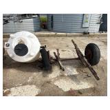 Plastic Cone Inductor Tank, Wagon Running Gear