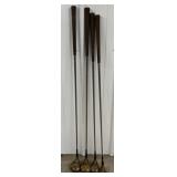 Wooden-Headed Golf Clubs (4)