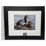 Signed Christopher Smith "Redhead Respite" Print