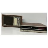 Panasonic Weather Radio, Hitachi VCR