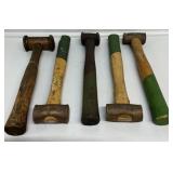 Soft-Face Mallets Wooden Handles (5)
