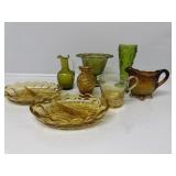 Indiana Glass Sweet Pear Burnt Honey Amber Pitcher