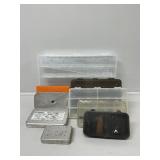 Fishing Tackle Boxes(5 empty), 4 with Very Small