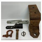 Steel Adapter Bracket,2 In. Shank Ball Mount, A