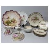 Antique Floral Dishes- R S Prussia maker