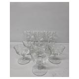 Clear Glass Sorbet Glasses(6), Clear Glass