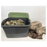 Camo Pants(2) Camo Jackets (2) in a Tote