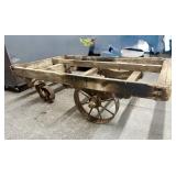 19th Century Wooden Cart Frame