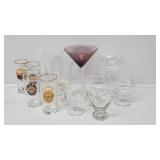 German Made Beer Glasses(4), Purple Martini