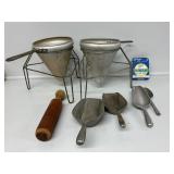 Canner Sieve (2), Metal Candy Scoops (4), Ball