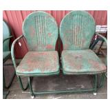 Green Metal Chairs