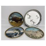 Metal Serving Trays (3)