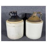 Two Tone Stoneware Jugs (2)