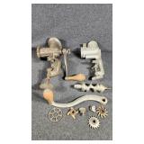 Manual Cast Iron or Metal Meat Grinders