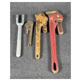 Vintage Pipe wrenches