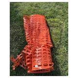 Orange Plastic Snow Fencing