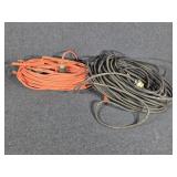 - Orange and Black large extension cords