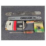 Chainsaw guide bars, saw chains