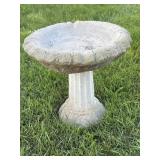 Cement Bird Bath