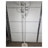 White Metal Coat Rack