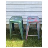 Metal Stools (2)
