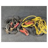 Jumper Cables (2), Red Reflective Warning Triangle