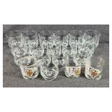 Assorted Rocks Glasses (15)