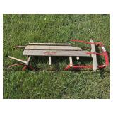Flexible Flyer Wooden and Metal Sled