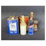Paint Thinner, Power Steering Fluid, Resin,