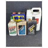 WD 40,Motor Oil, Tire Sealant,Brake Fluid,