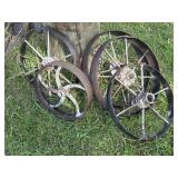 5 Small Metal Wheels