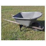 Grey Plastic Wheel Barrow