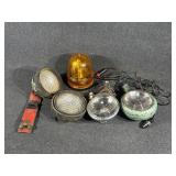 Vintage Cigerette lighter Spotlights, Flasher