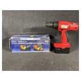 Angle Grinder, Cordless Drill w/ Battery