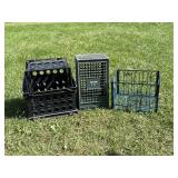 Metal and Plastic Crates