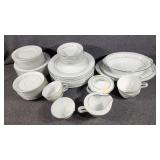 Noritake China Dinnerware-Crestmont Pattern