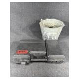 Tin bucket wedges, Thorsen socket set