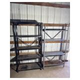 Metal Shelves, (2) sets