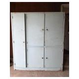 5 door cabinet with shelves