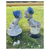Kissing Dutch Boy & Girl (Blue/Yellow)