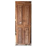 4 door cabinet with shelves