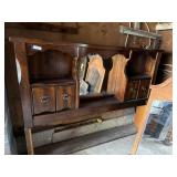 King Size headboard with mirror & doors