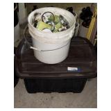 Tote w/ Canning Jars, Rings for Jars