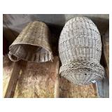Storage Wicker Baskets , large one is covered