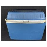 Rubbermaid Blue cooler, Coleman Drinking jug