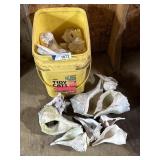 Bucket of seashells