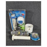Toliet Repair Kit, PVC piping, drains, sink drain