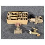 Brass fitting for hot water heater, Spigot handles