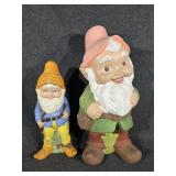 Ceramic Yard Dwarfs (2)